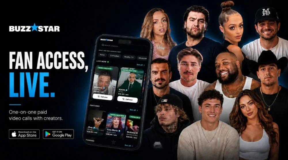 BuzzStar app and creators featured in Distractify