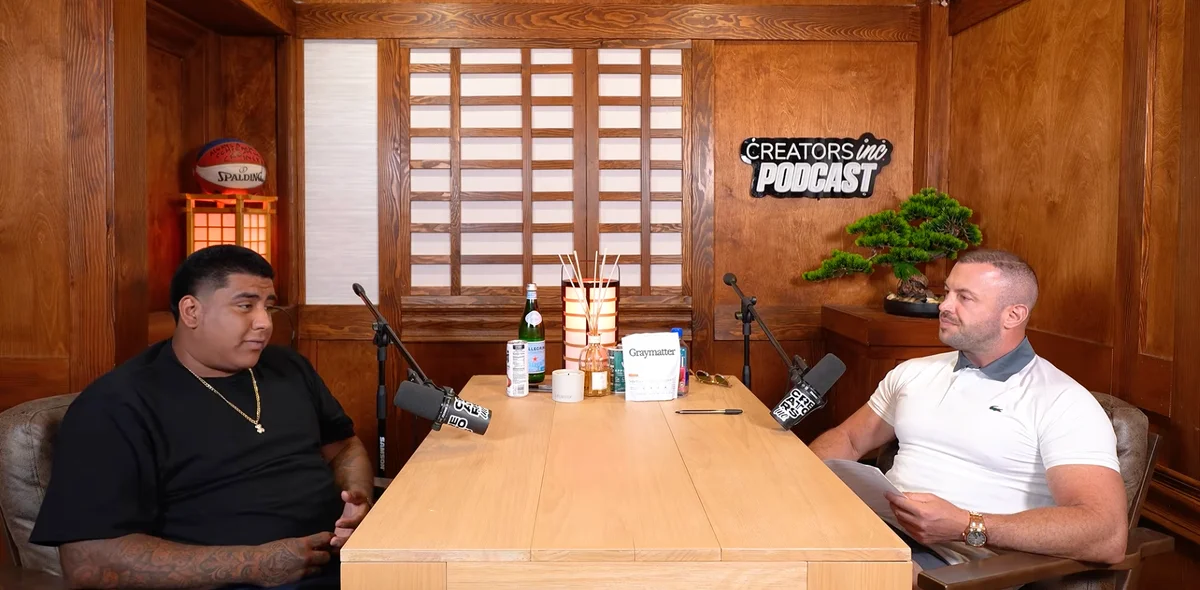 Lalo Gone Brazy speaking on the Creators Inc. Podcast